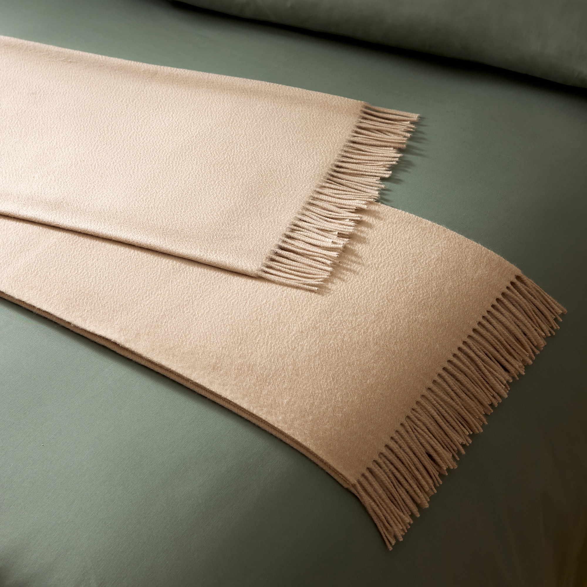 Manta decorativa Cashmere Mantas Ezcaray - Crudo 130 x 200 cm Crudo-1