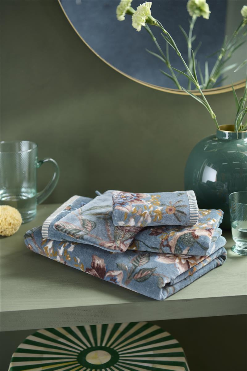 Toalla de baño algodón 500 gr/m2 Secret Garden Pip Studio - Azul Tocador Azul-2