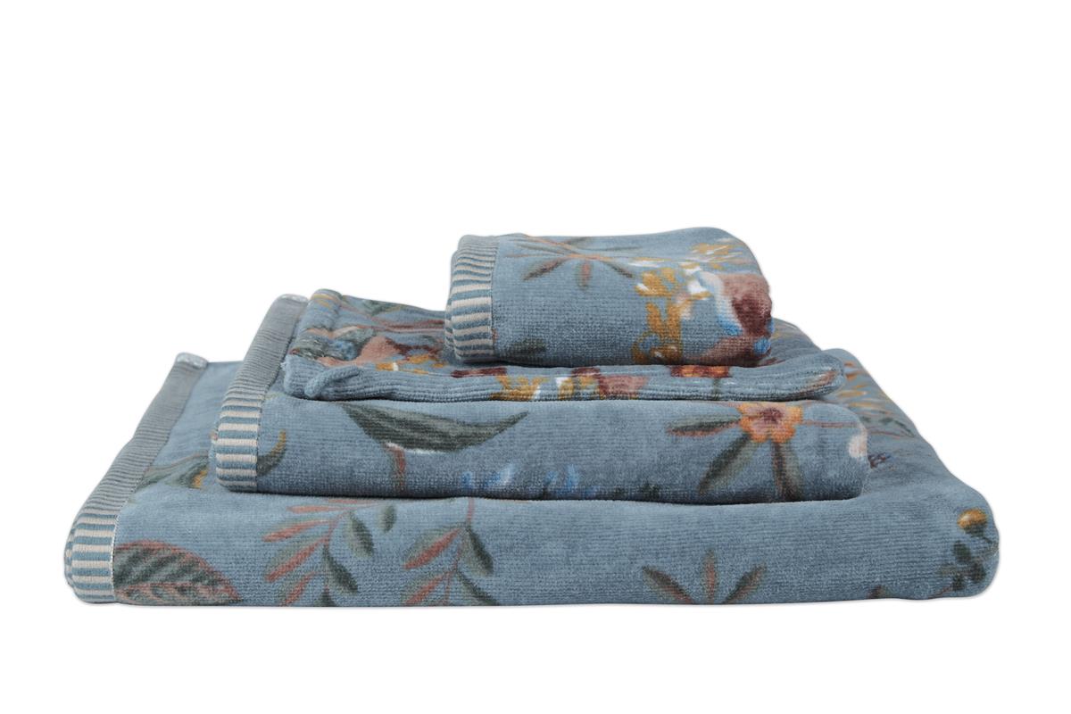 Toalla de baño algodón 500 gr/m2 Secret Garden Pip Studio - Azul Tocador Azul-5