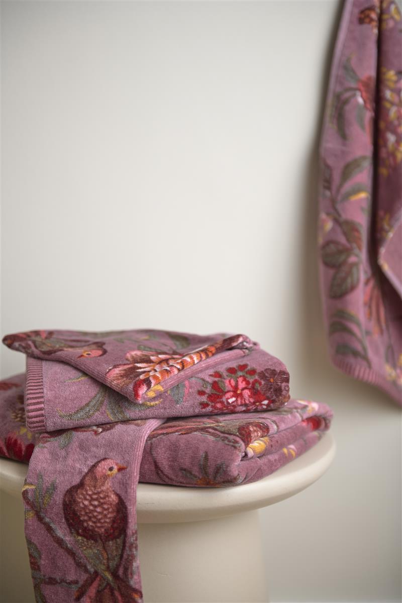 Toalla de baño algodón 500 gr/m2 Secret Garden Pip Studio - Malva Tocador Malva-1
