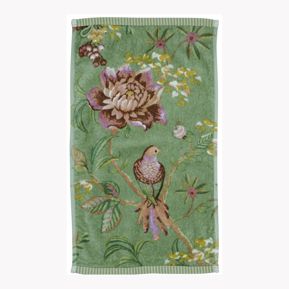 Toalha de Banho de Algodão Secret Garden - 500 g/m2 Verde-3