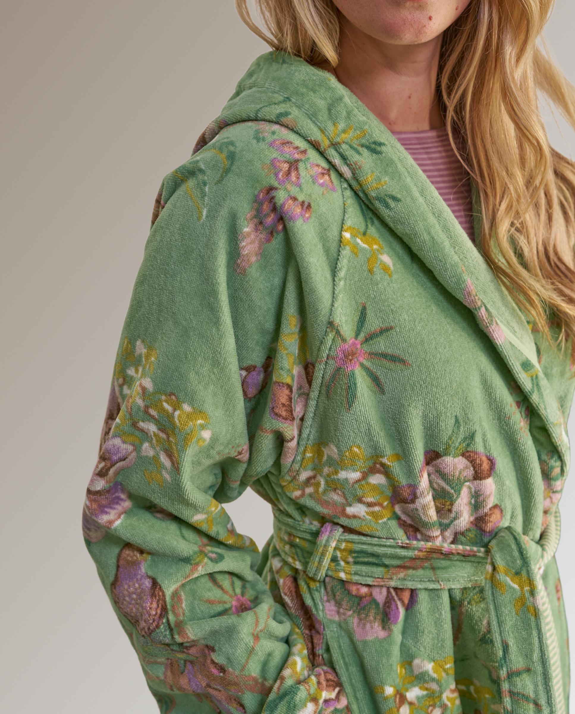 Albornoz algodón Secret Garden Pip Studio - Verde M Verde-4