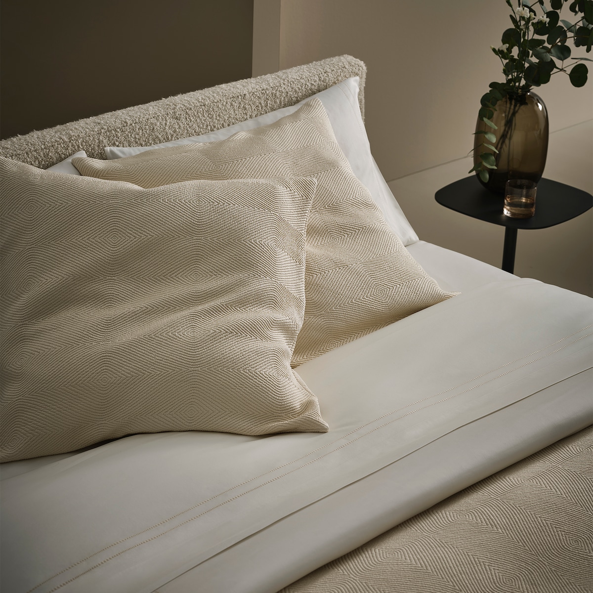 Conjunto de Capa de Edredão de Algodão Bright Dots Branco-1