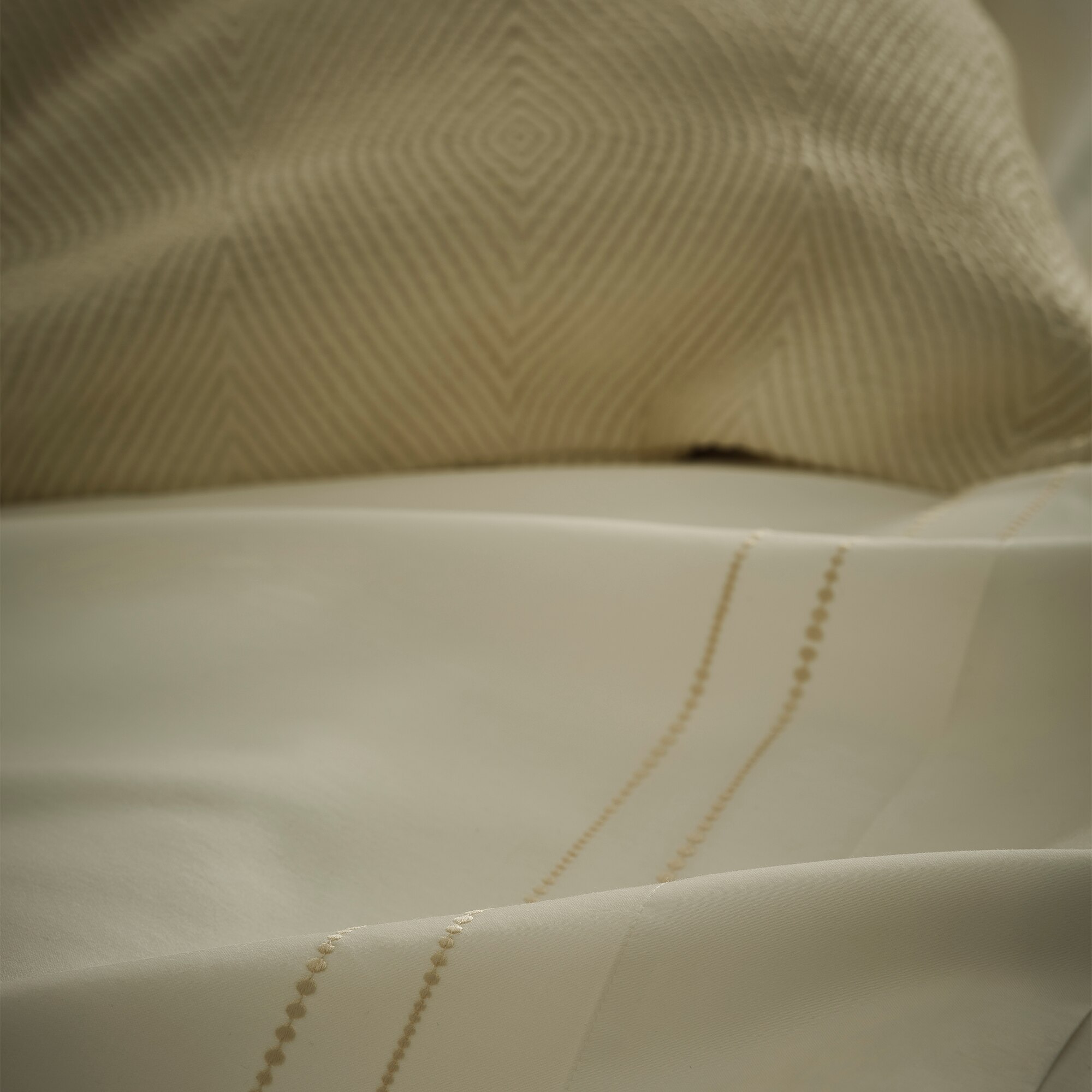 Conjunto de Capa de Edredão de Algodão Bright Dots Branco-2