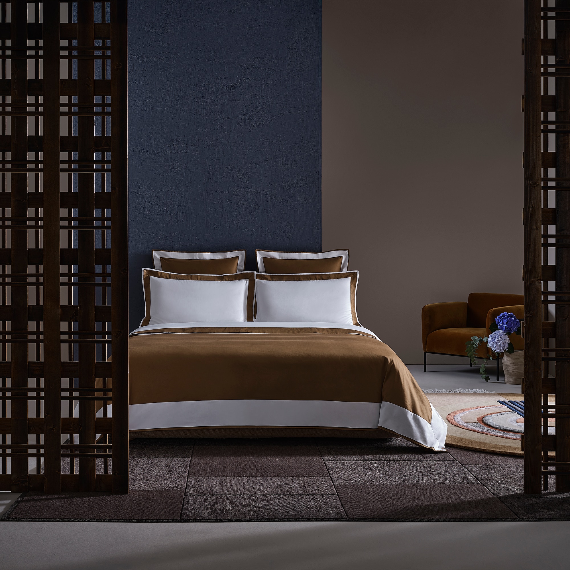 Conjunto de Capa de Edredão Flying em Algodão Multicolor-1