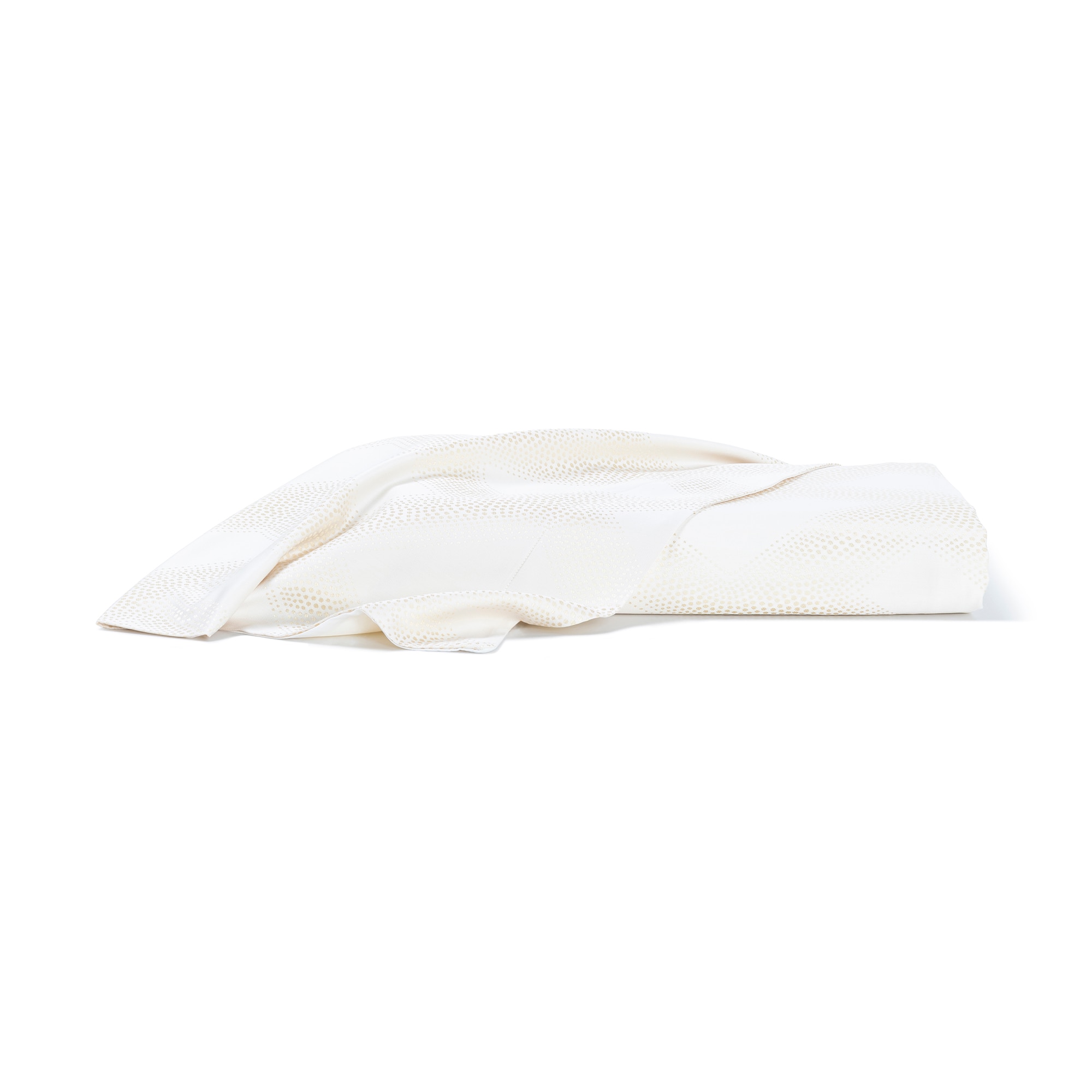 Conjunto de Capa de Edredão de Algodão Luxury Bright Branco-5
