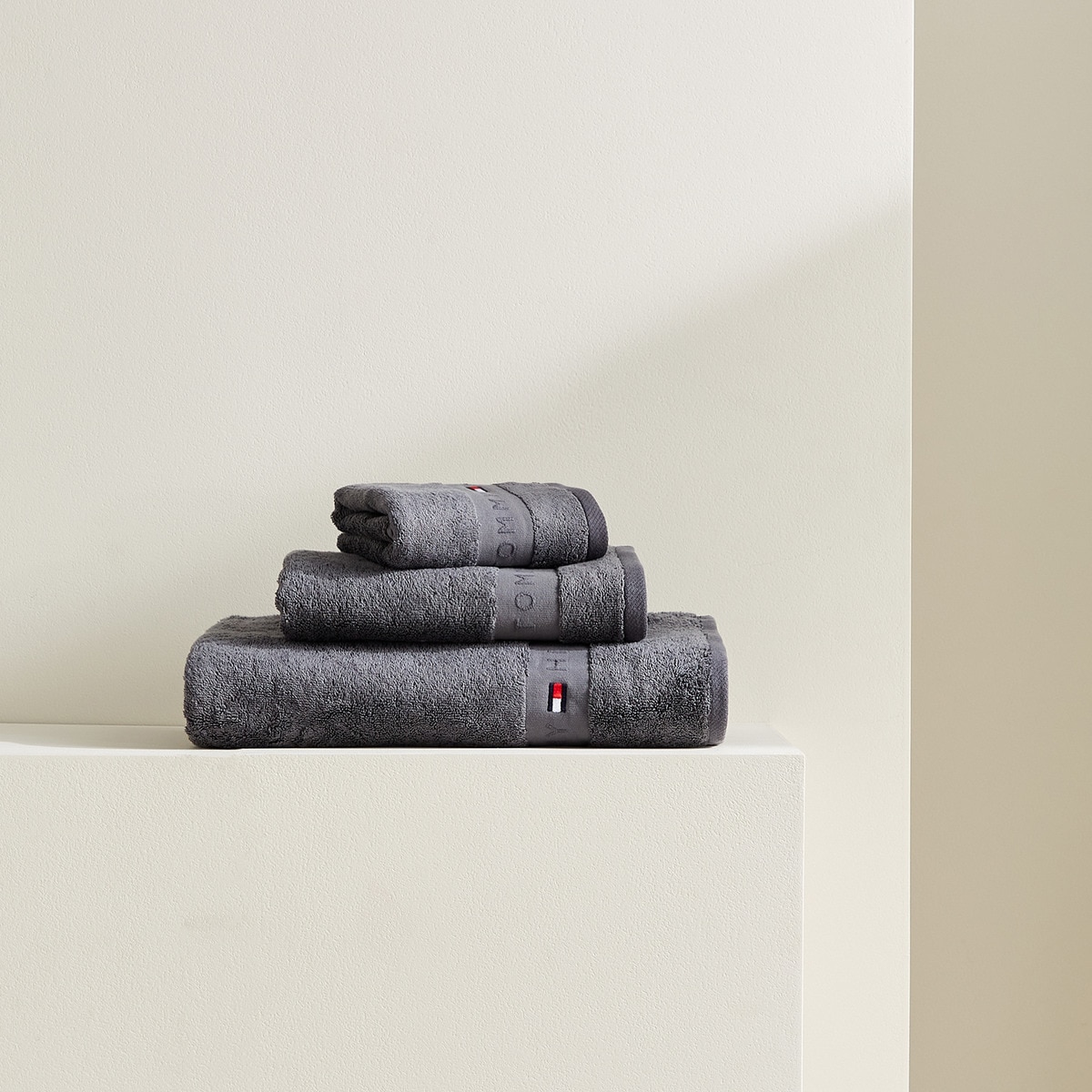 Toalha de banho de algodão 540 g/m2 Legend Cinzento-escuro-1