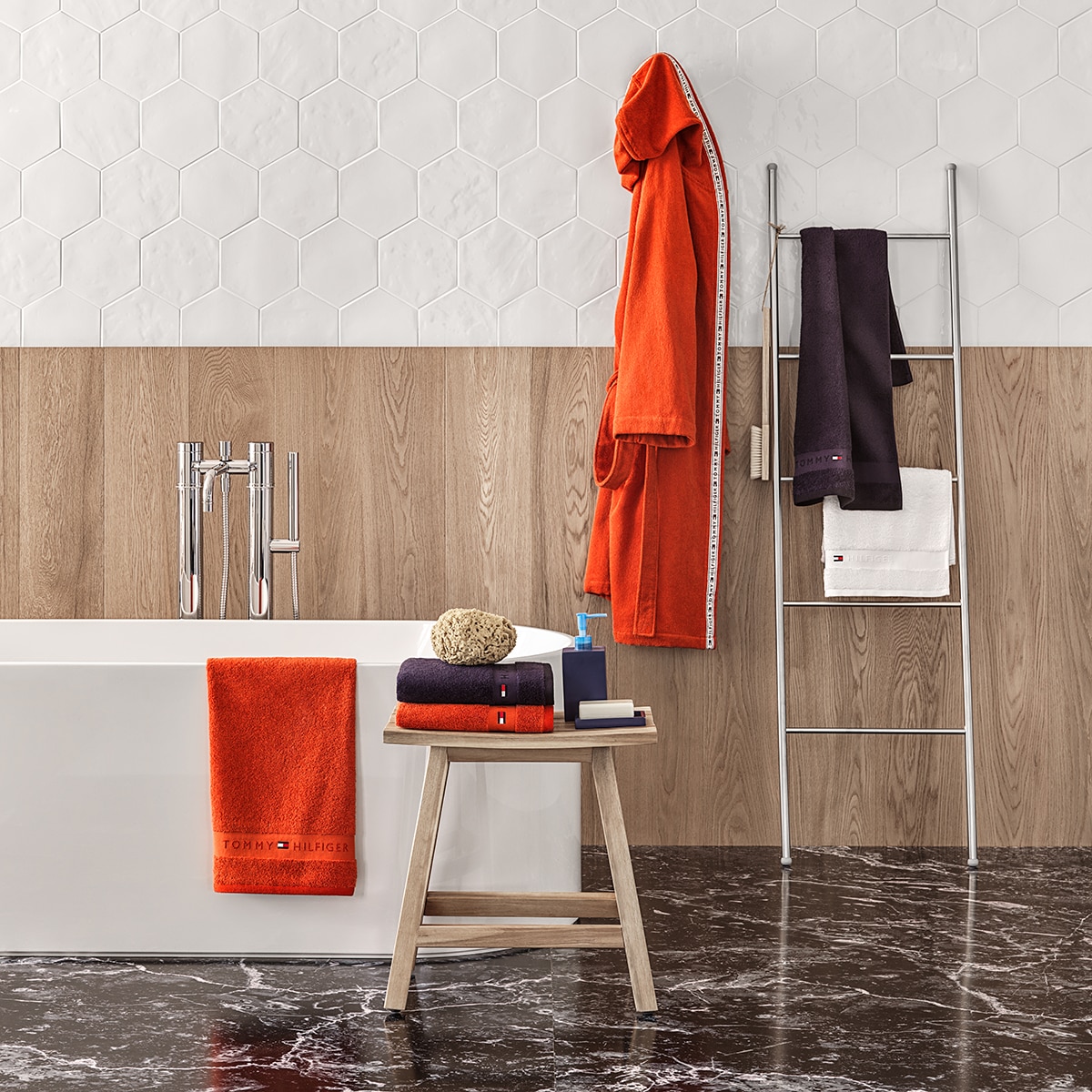 Toalha de banho de algodão 540 g/m2 Legend Cinzento-escuro-6