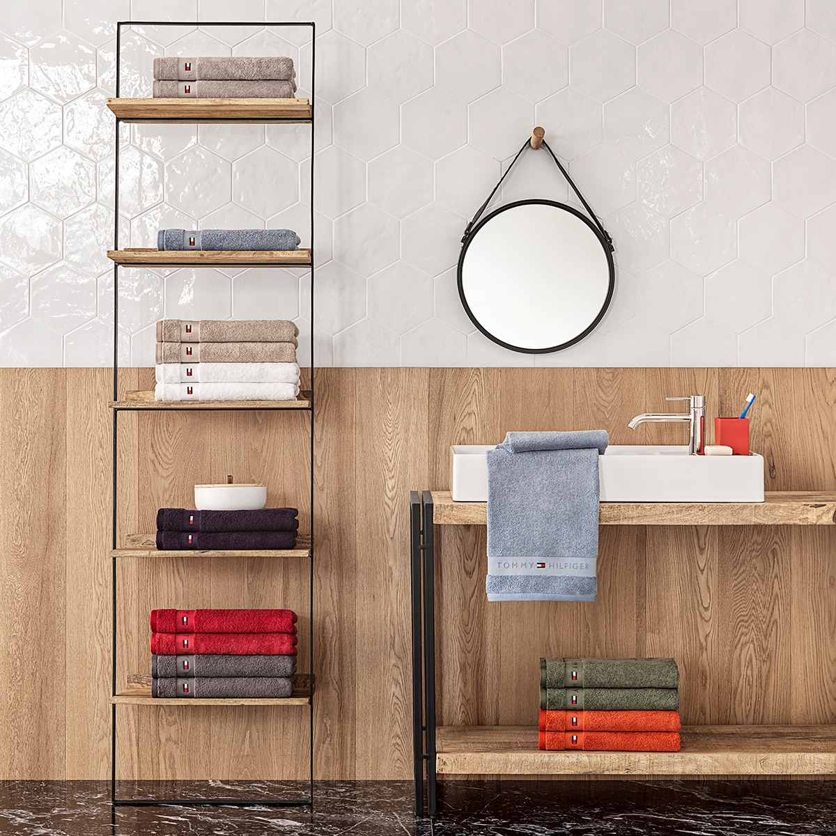 Toalha de banho de algodão 540 g/m2 Legend Cinzento-escuro-7