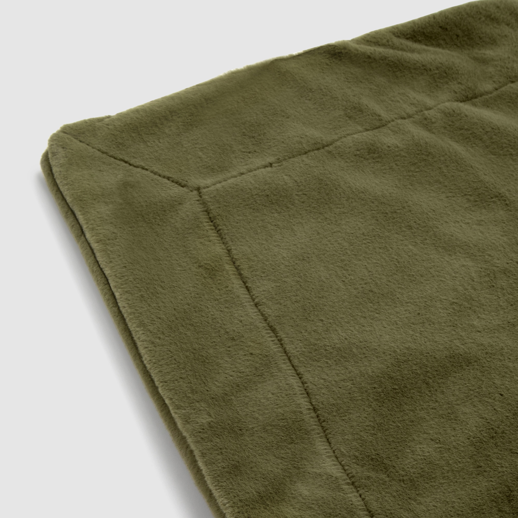 Manta decorativa Furry Essenza - Verde Verde-2