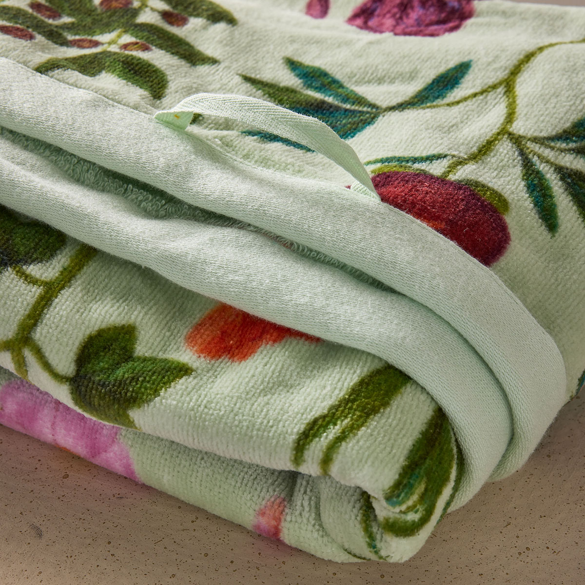 Toalla de baño algodón 500 gr/m2 Marigold Essenza - Verde Tocador Verde-2