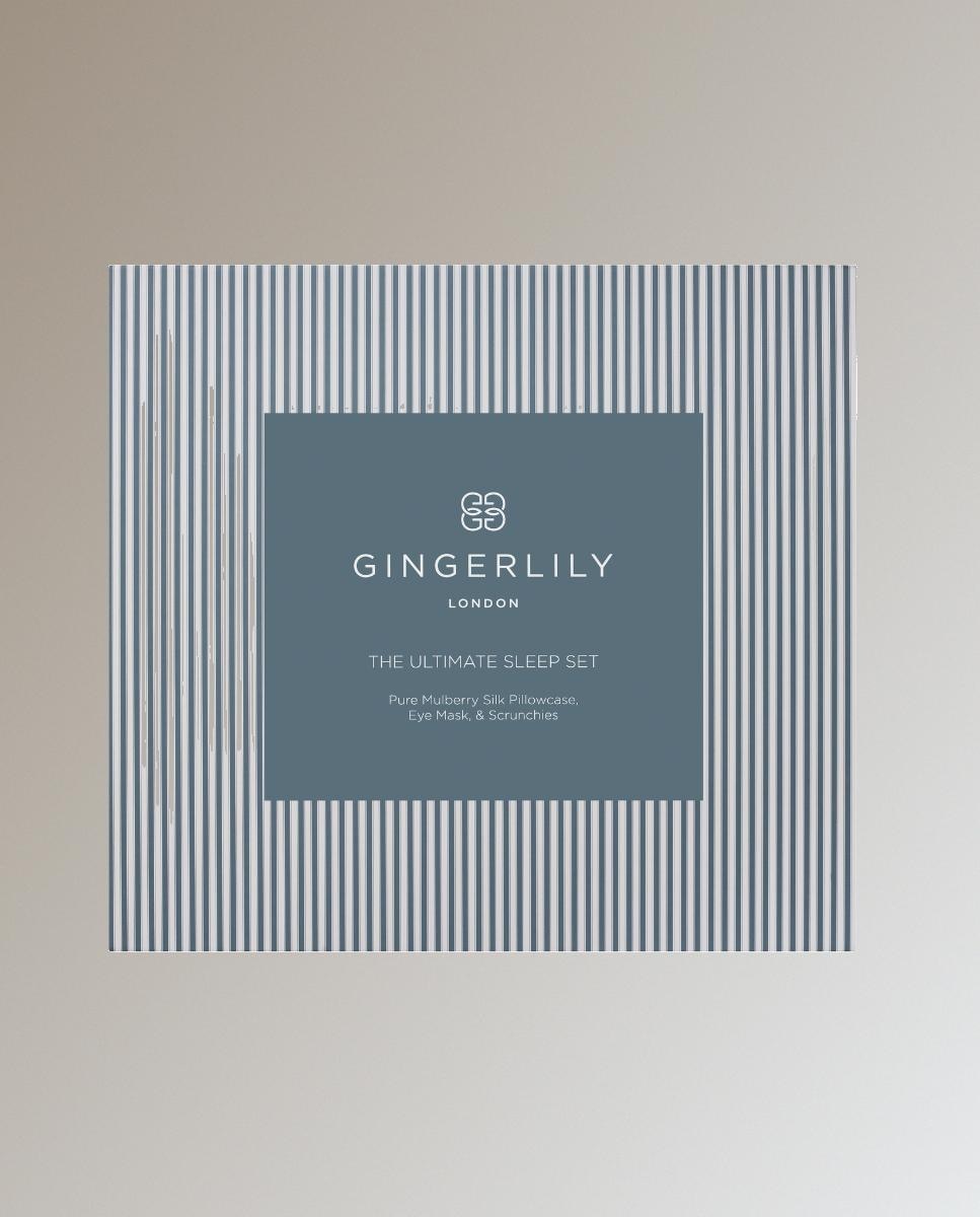 Set para dormir de seda Mulberry Plain Colours Gingerlily - Beige Beige-3
