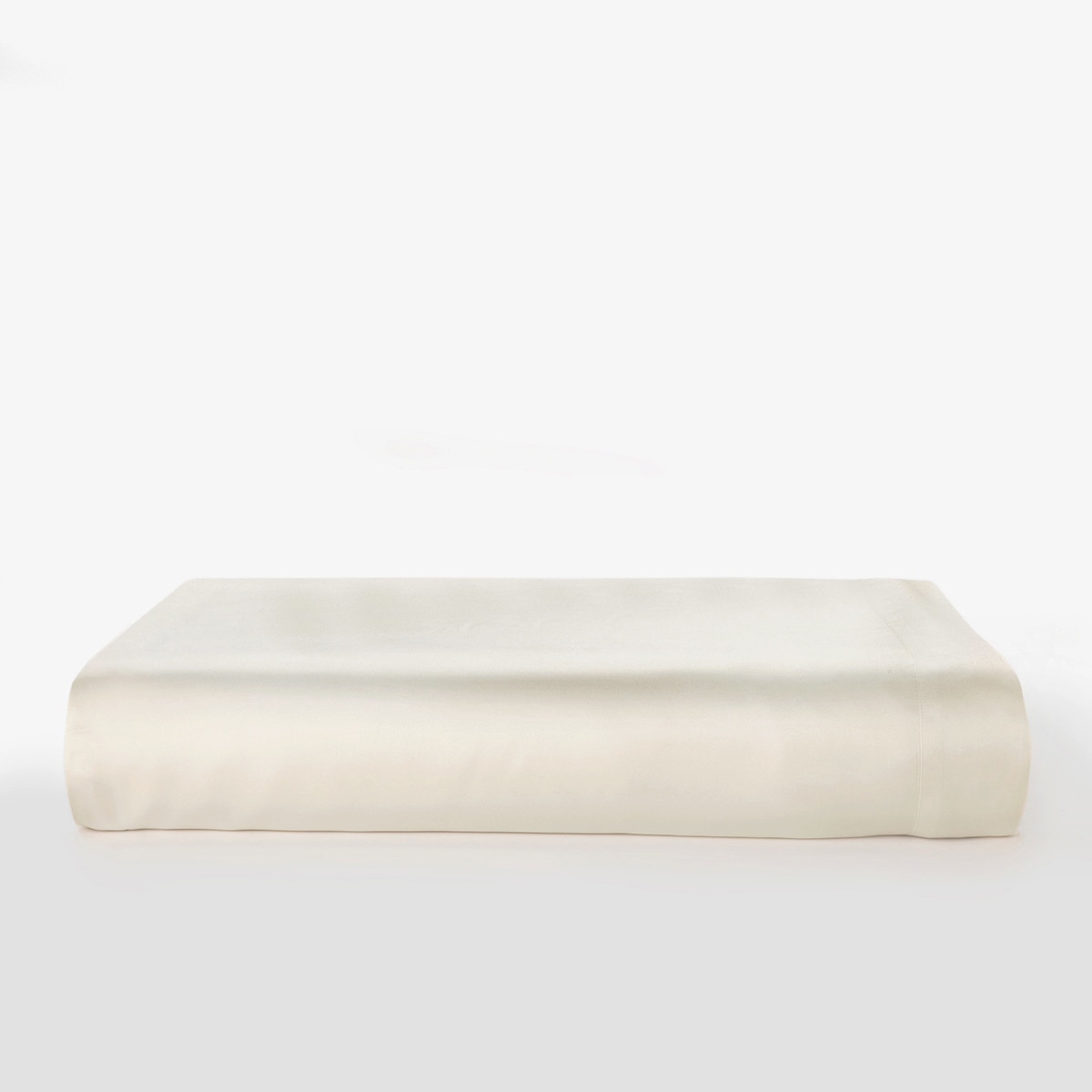 Capa de edredão de seda Mulberry Gingerlily Plain Colours Marfim-4