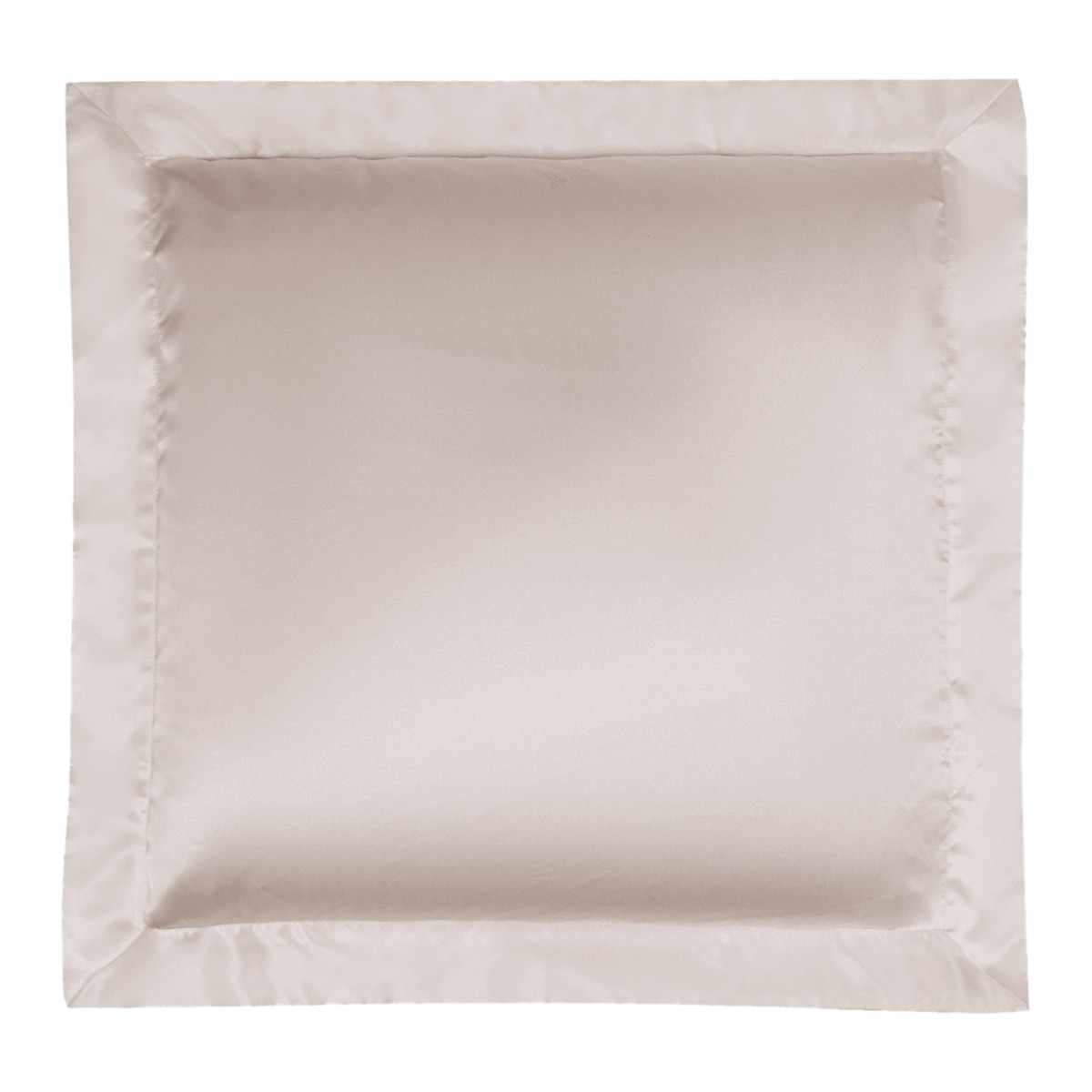 Capa quadrada de seda Mulberry Plain Colours Vison-1