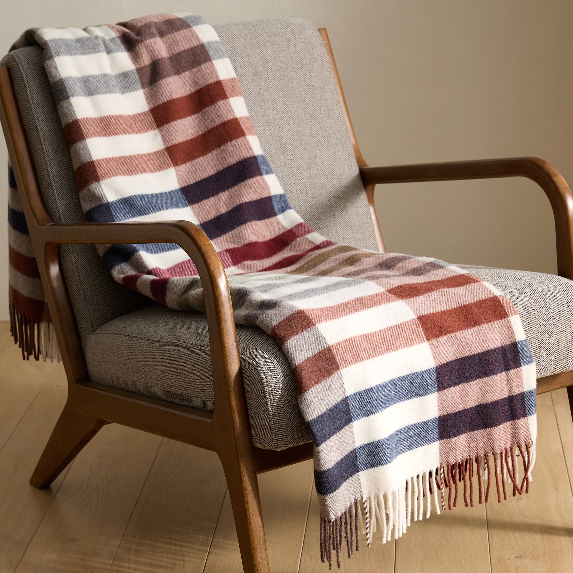 Imagem 0 de Manta Decorativa de Lã Righe