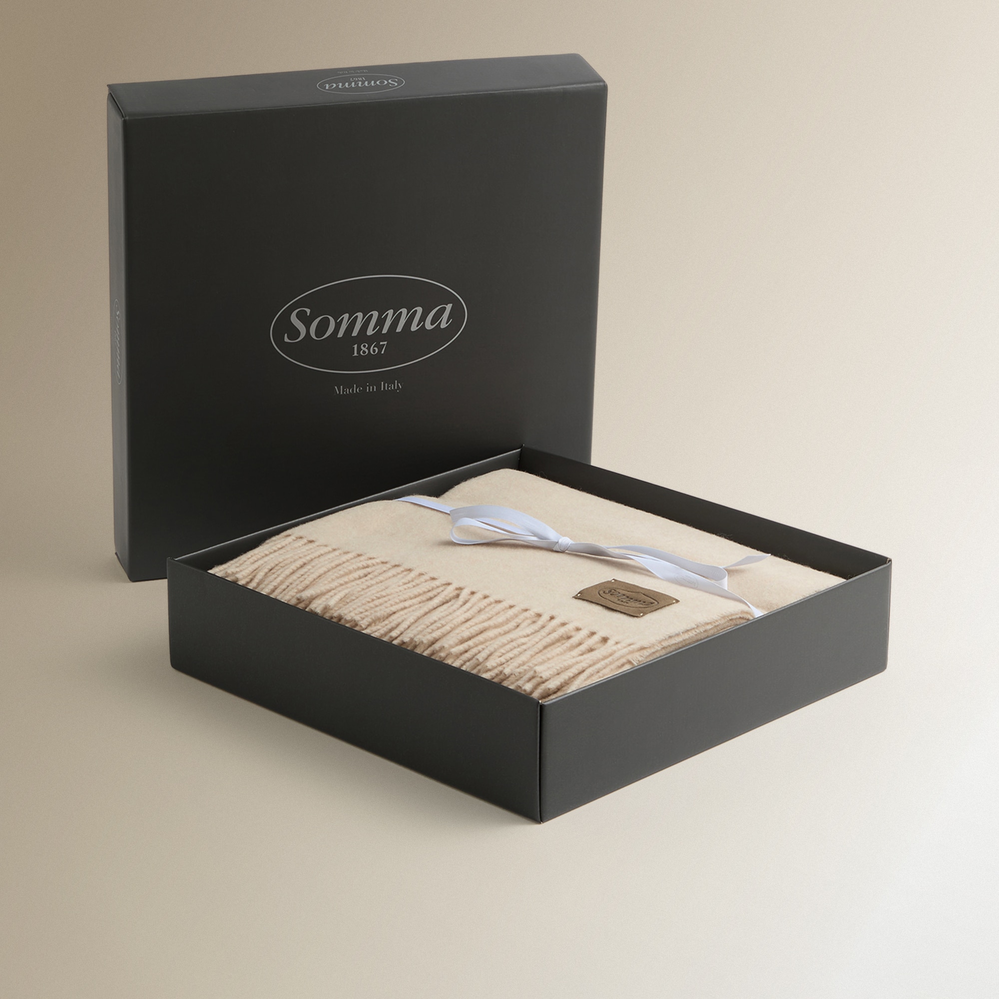 Manta decorativa Charme Somma - Natural 130 x 180 cm Natural-5