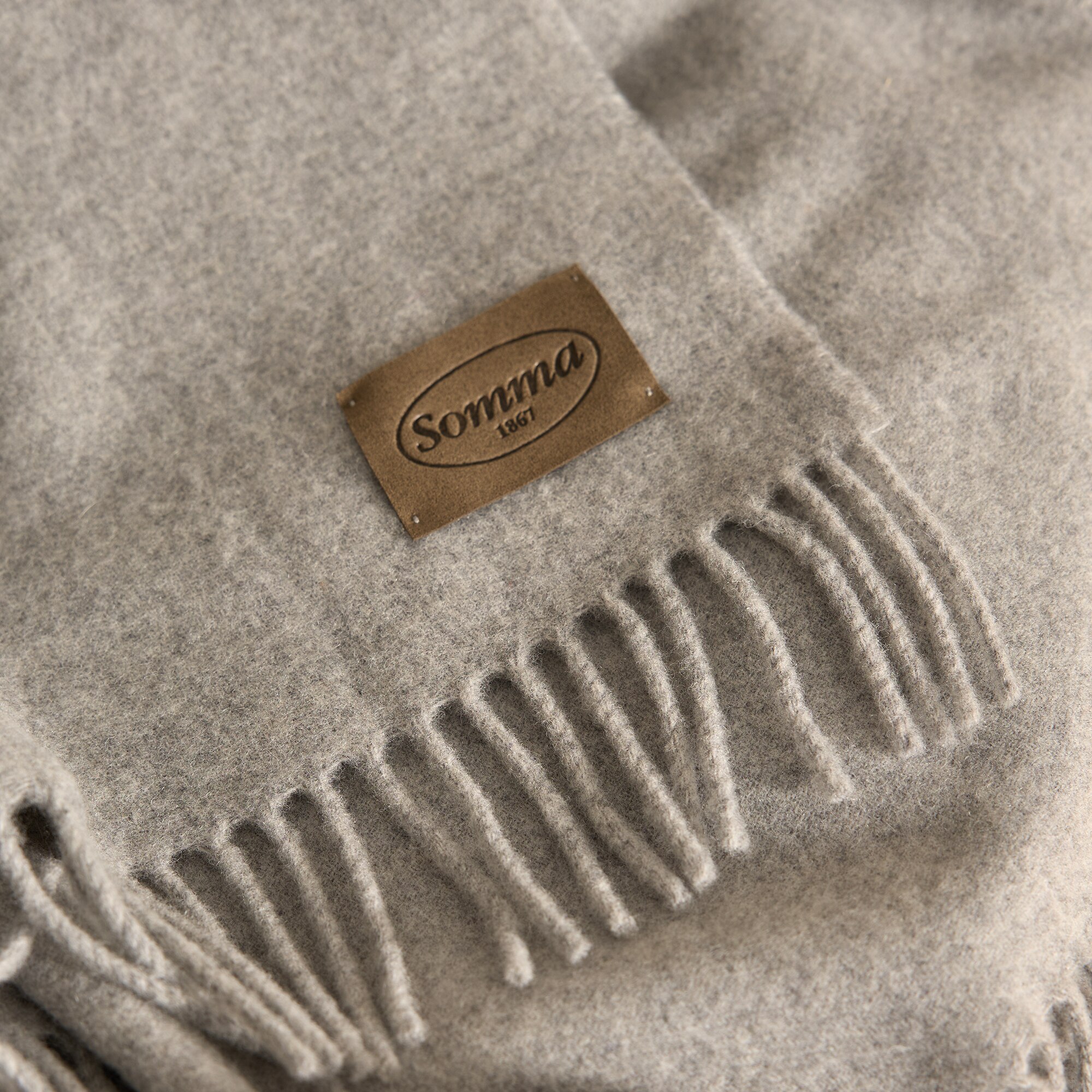 Manta Decorativa Charme Cinzento-3