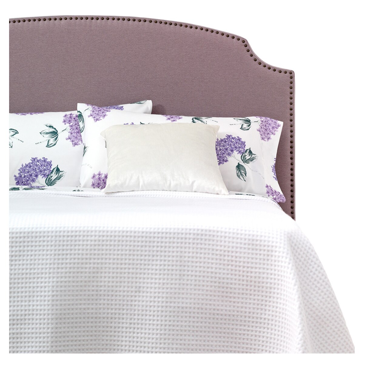 Manta de cama algodón Malta Manterol - Blanco Cama 150 cm Blanco-1