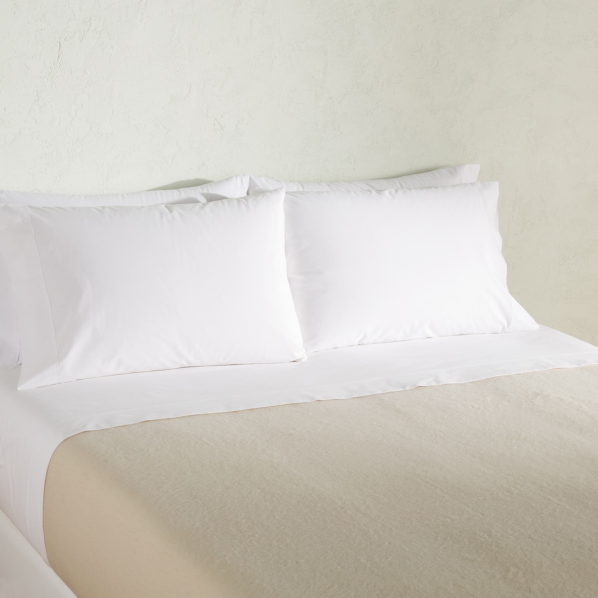 Manta de cama cachemira Naga Somma - Beige Cama 90 cm Beige-2