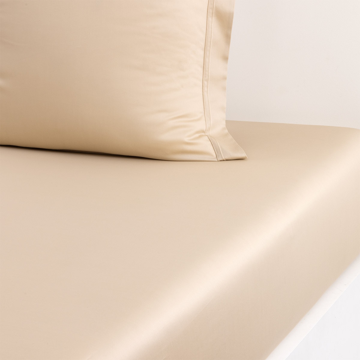 Sábana bajera algodón Triomphe Yves Delorme - Arena Cama 160 cm Arena-1