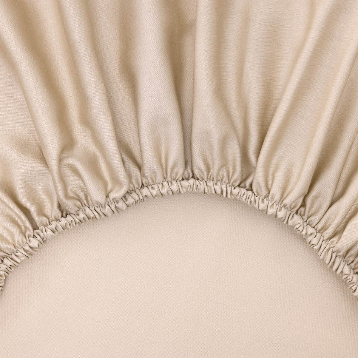 Sábana bajera algodón Triomphe Yves Delorme - Arena Cama 160 cm Arena-2