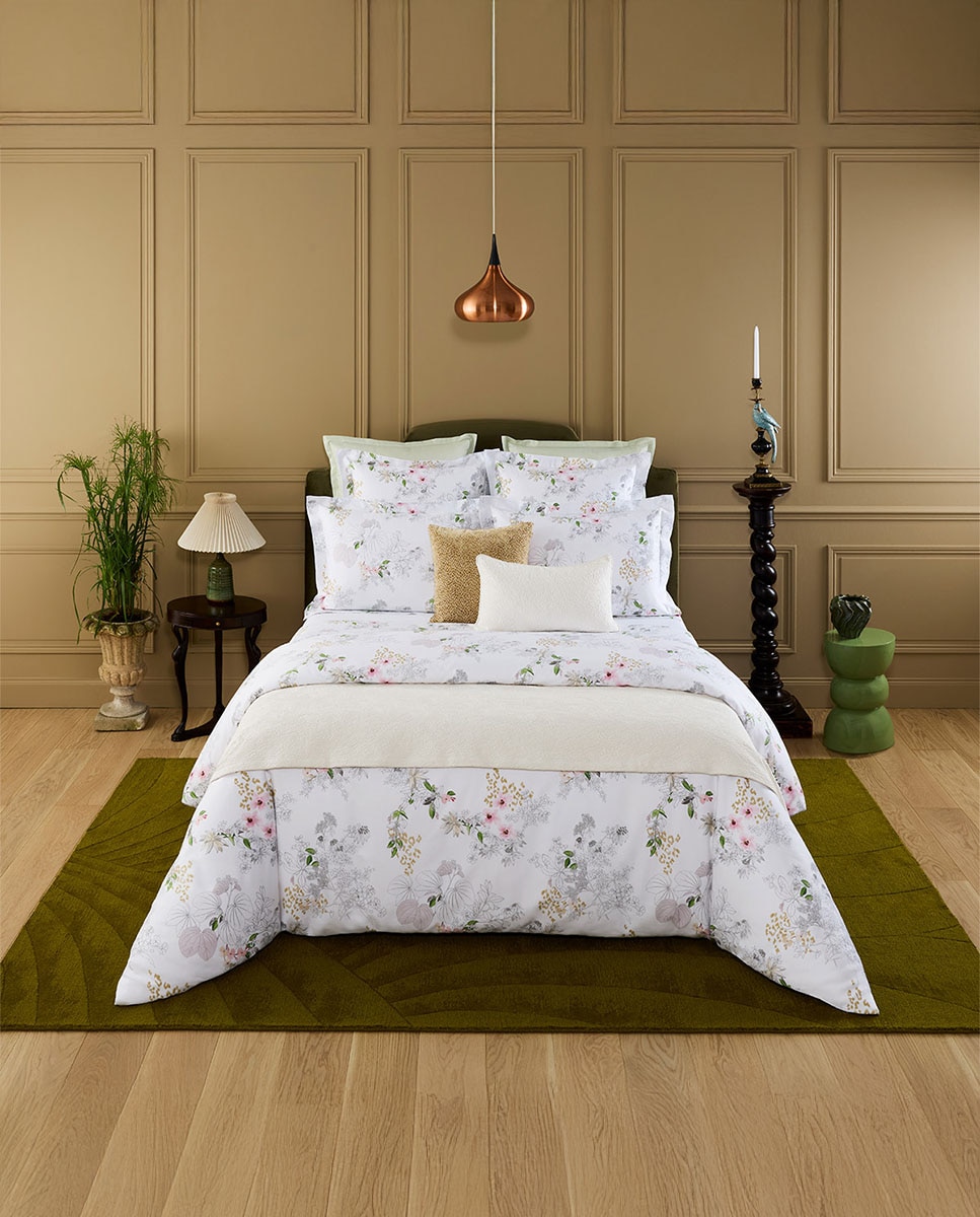 Imagem 0 de Capa de Edredão de Algodão e Cetim Orchidée