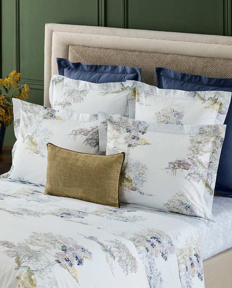 Funda nórdica algodón percal Lande Yves Delorme - Multicolor Cama 180 cm Multicolor-2