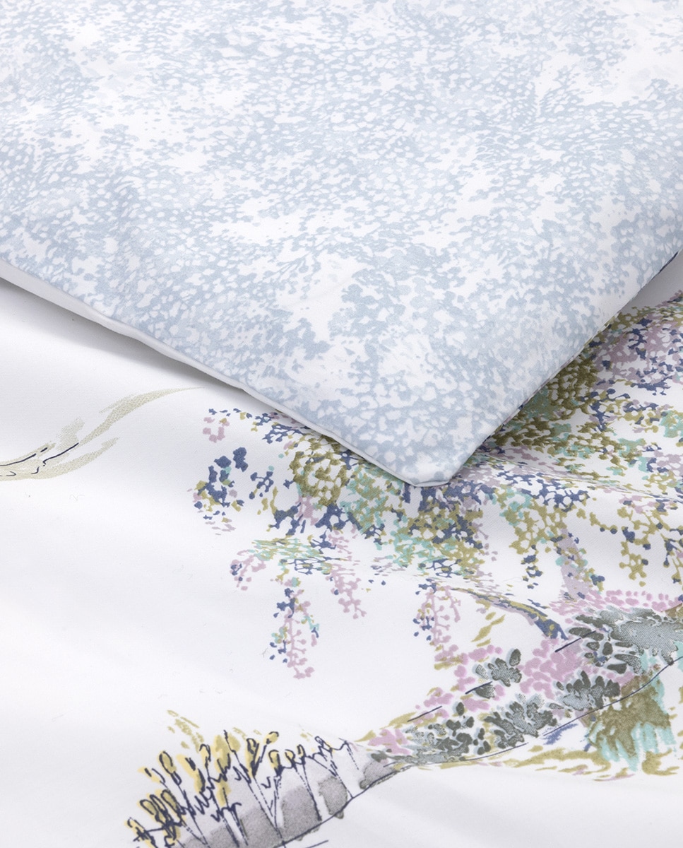 Funda nórdica algodón percal Lande Yves Delorme - Multicolor Cama 180 cm Multicolor-4