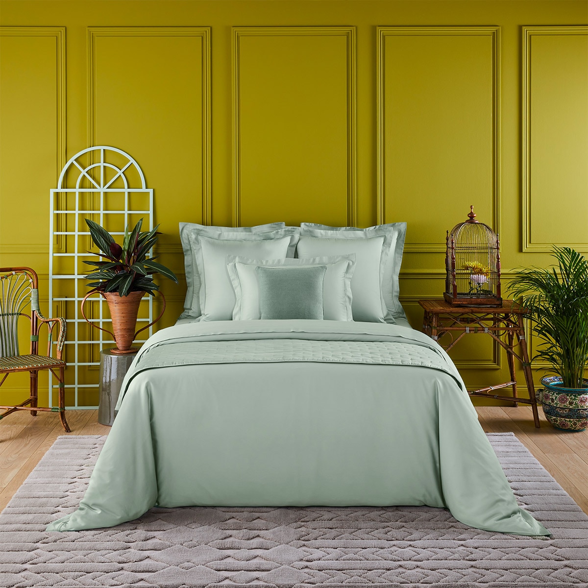 Funda nórdica algodón Triomphe Yves Delorme - Veronés Cama 150 cm Veronés-1