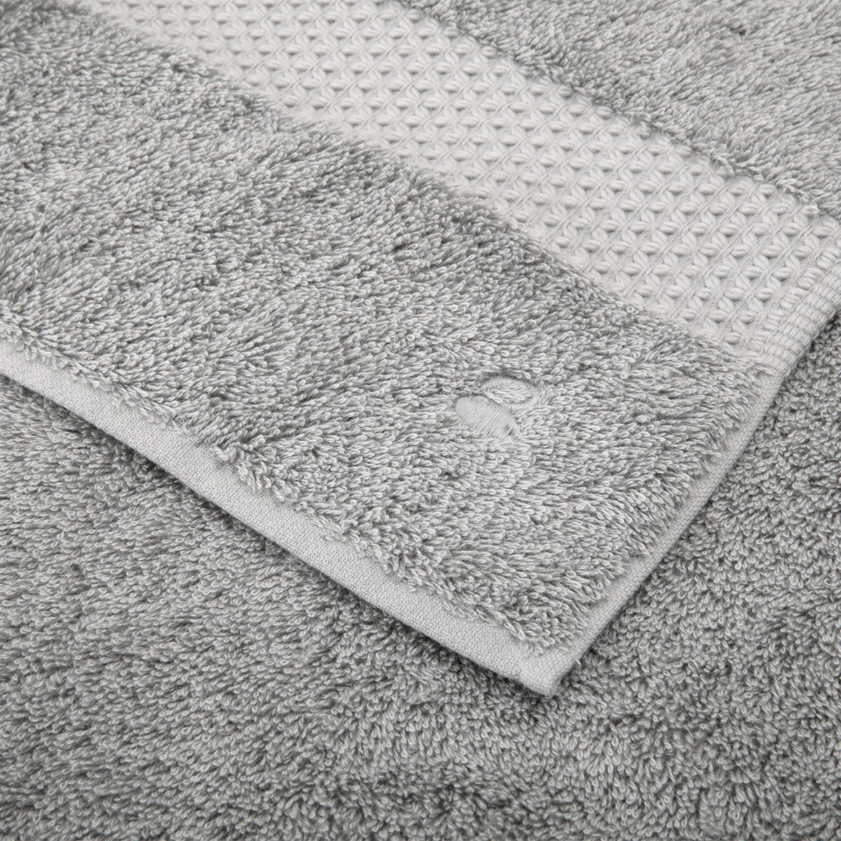 Imagen 2 de Toalla de baño algodón y modal 700 gr/m² Etoile Yves Delorme - Gris Tocador Gris