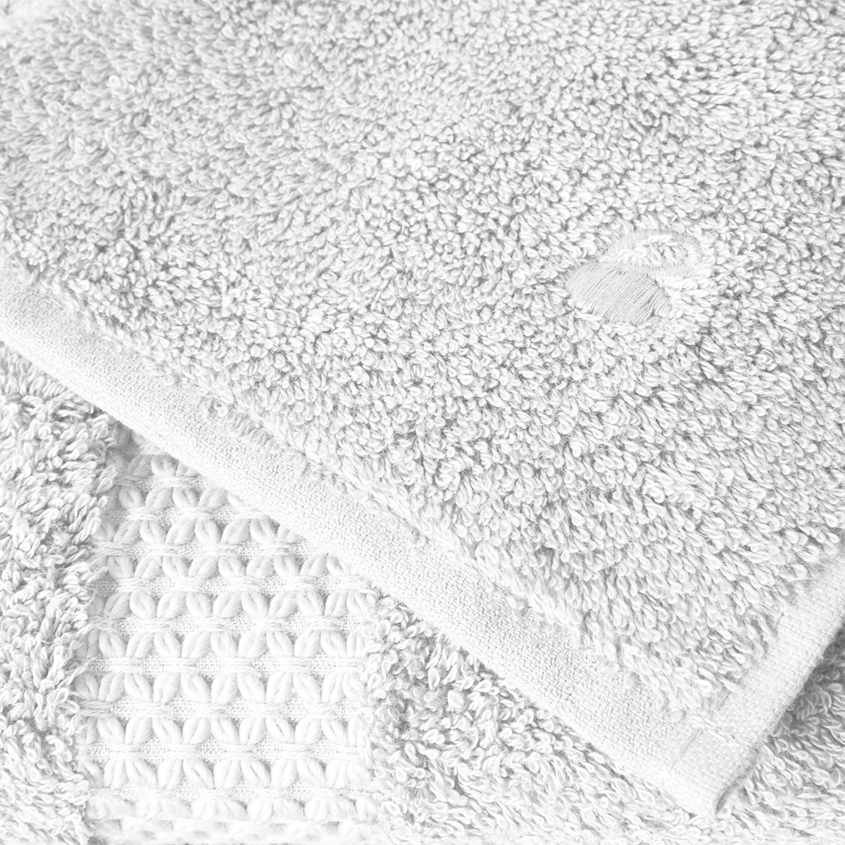 Toalla de baño algodón y modal 700 gr/m² Etoile Yves Delorme - Plata Tocador Plata-2