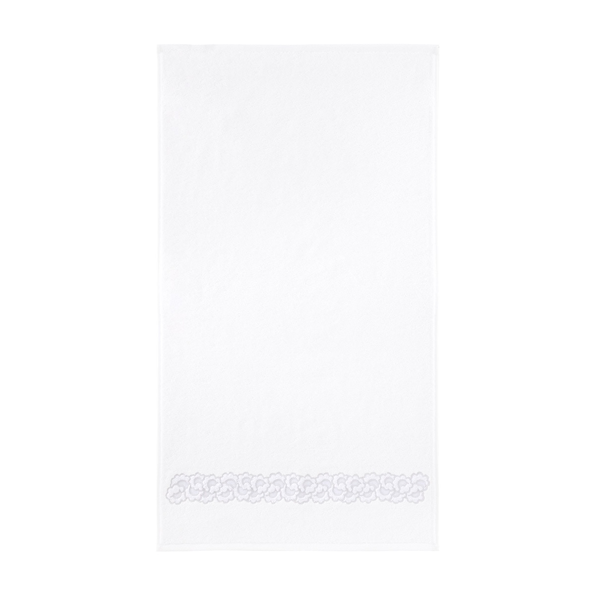 Toalha de Banho de Algodão Orgânico e Modal Festons - 450 g/m2 Branco-4