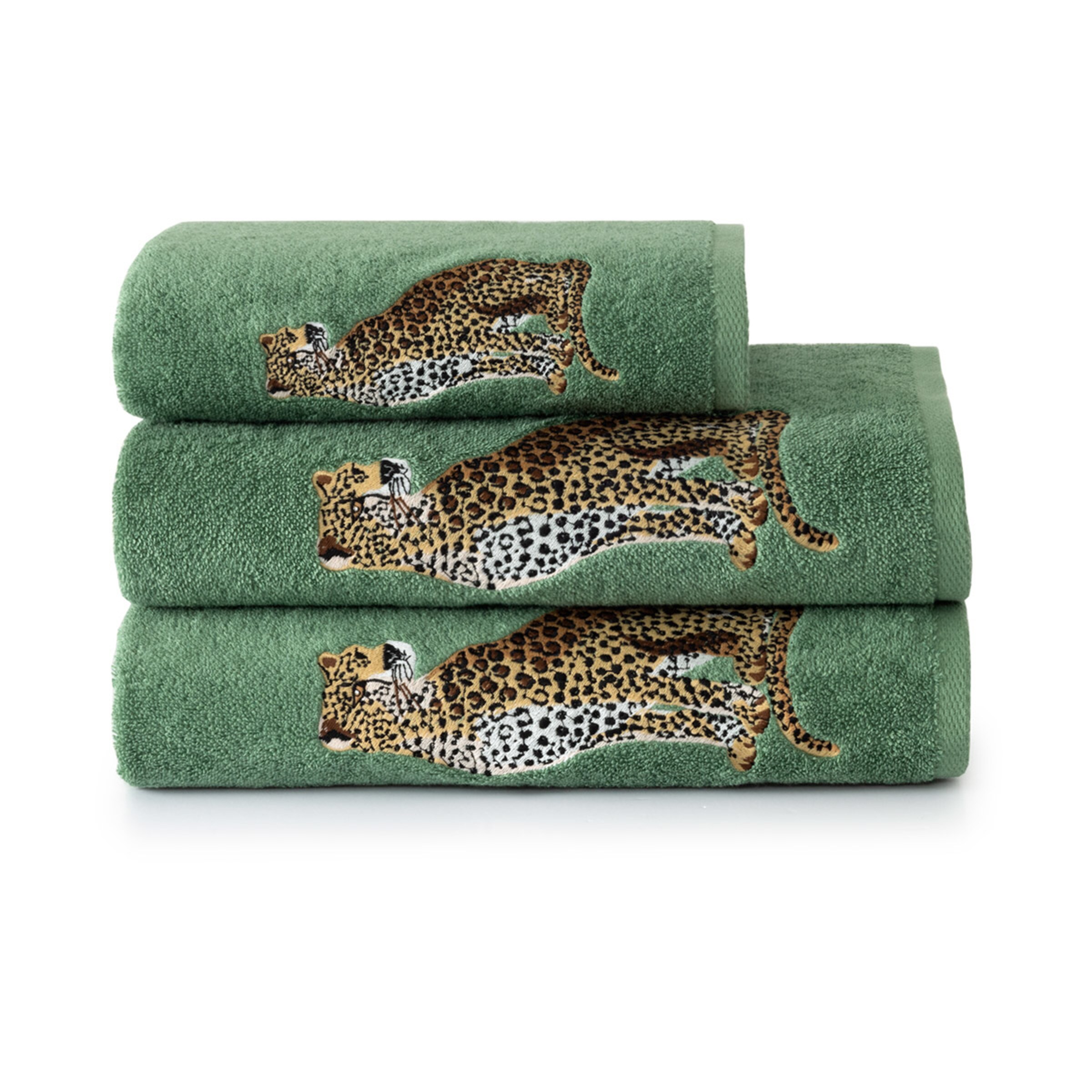Toalha de Banho de Algodão Orgânico e Modal 850 g/m2 Contes Verde-2