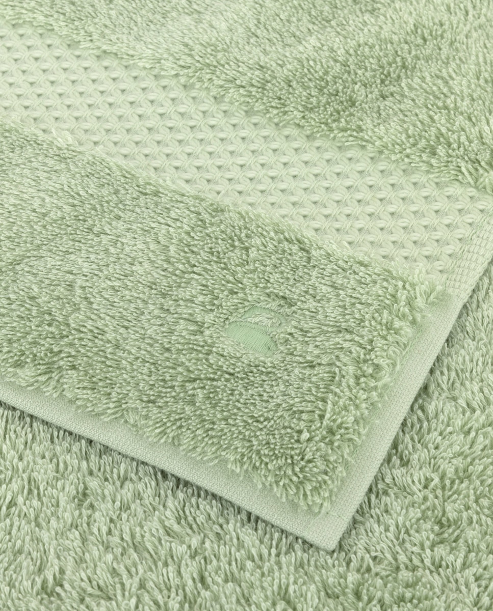 Imagen 3 de Toalla de baño algodón y modal 700 gr/m² Etoile Yves Delorme - Verde claro Tocador Verde claro
