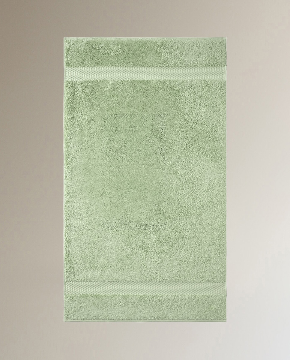 Imagen 4 de Toalla de baño algodón y modal 700 gr/m² Etoile Yves Delorme - Verde claro Tocador Verde claro