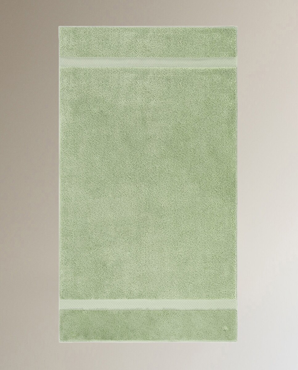 Imagen 6 de Toalla de baño algodón y modal 700 gr/m² Etoile Yves Delorme - Verde claro Tocador Verde claro