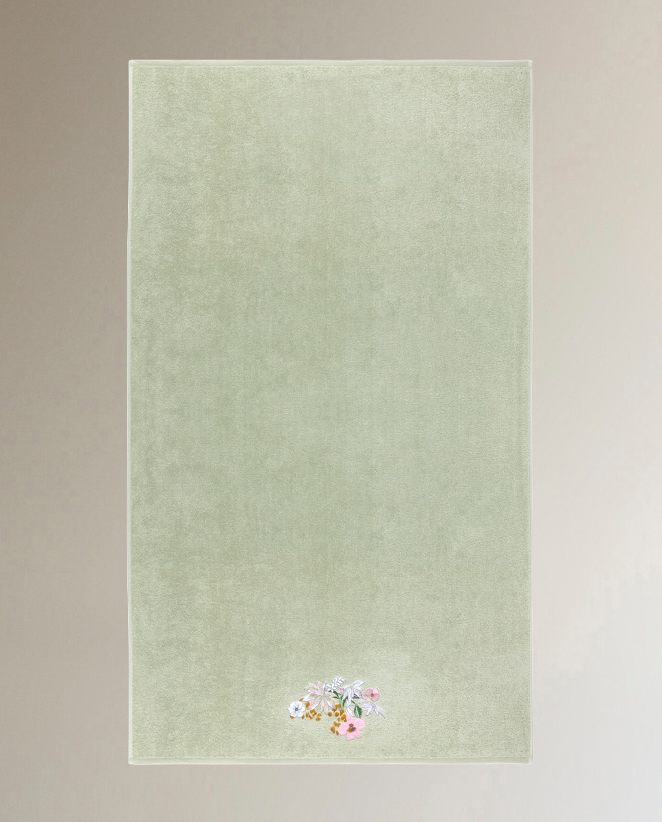 Toalha de Banho de Algodão e Modal Orchidée - 450 g/m2 Verde-5