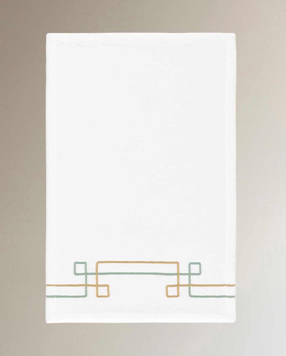 Toalha de Banho de Algodão e Modal 450 g/m2 Villa Branco-3