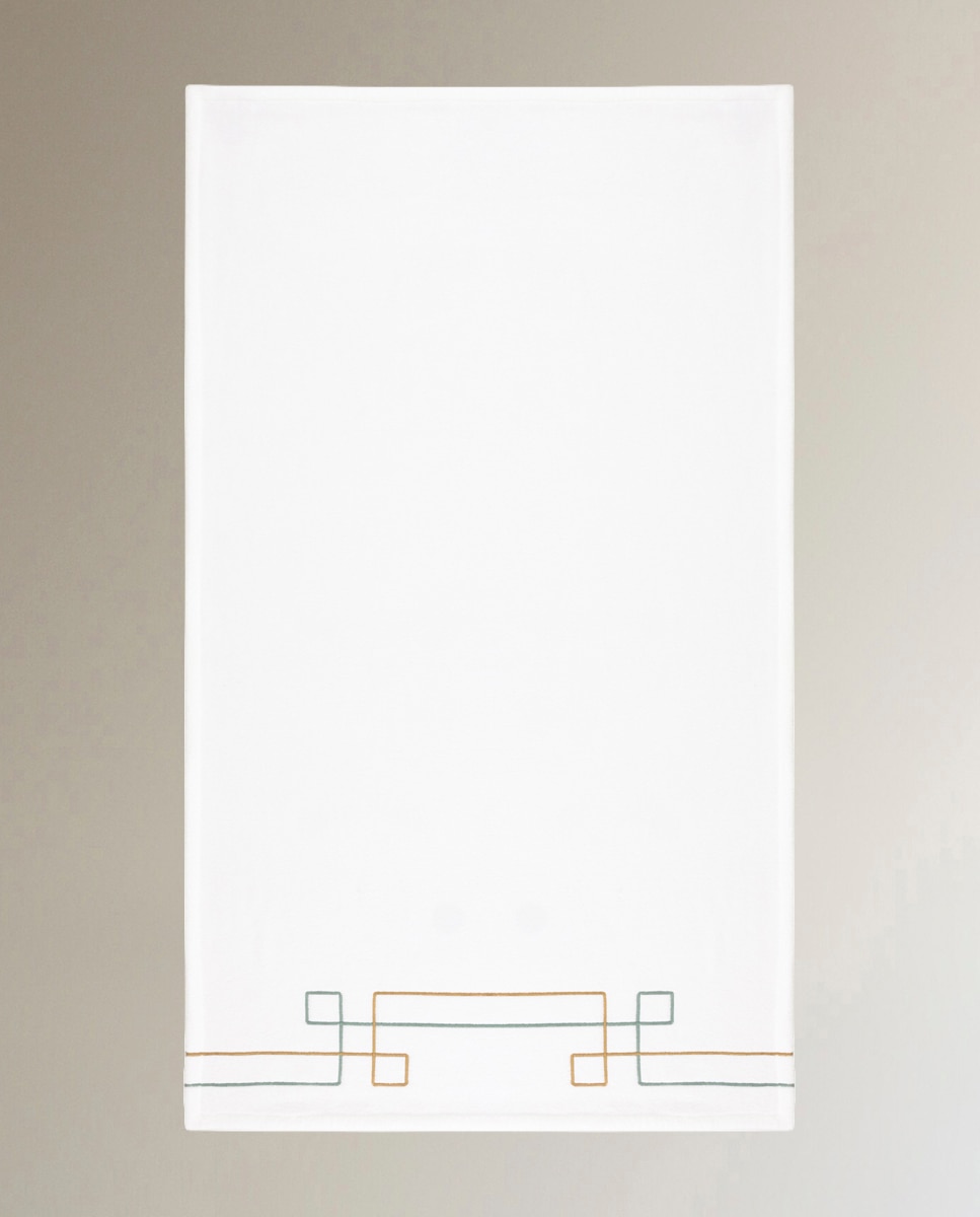Toalha de Banho de Algodão e Modal 450 g/m2 Villa Branco-4