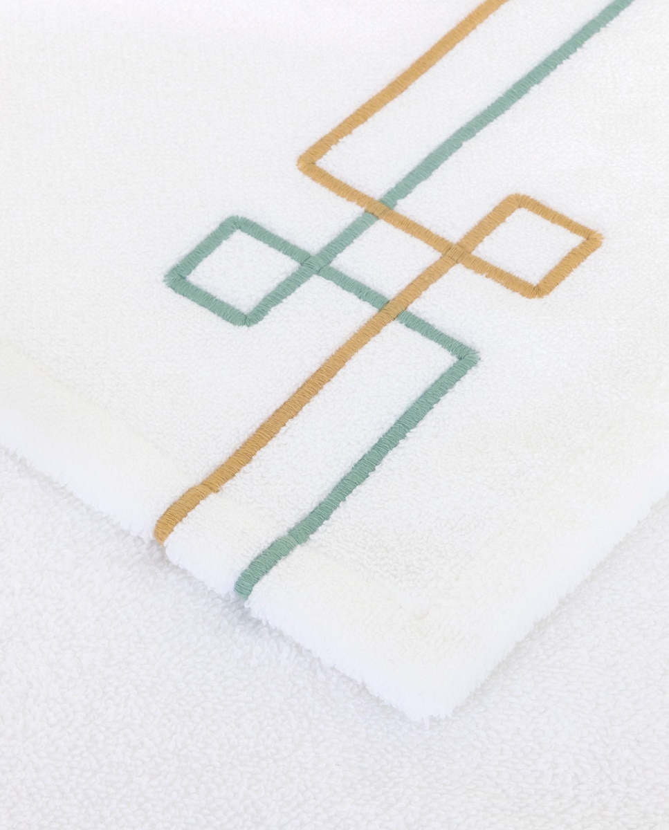 Toalha de Banho de Algodão e Modal 450 g/m2 Villa Branco-6