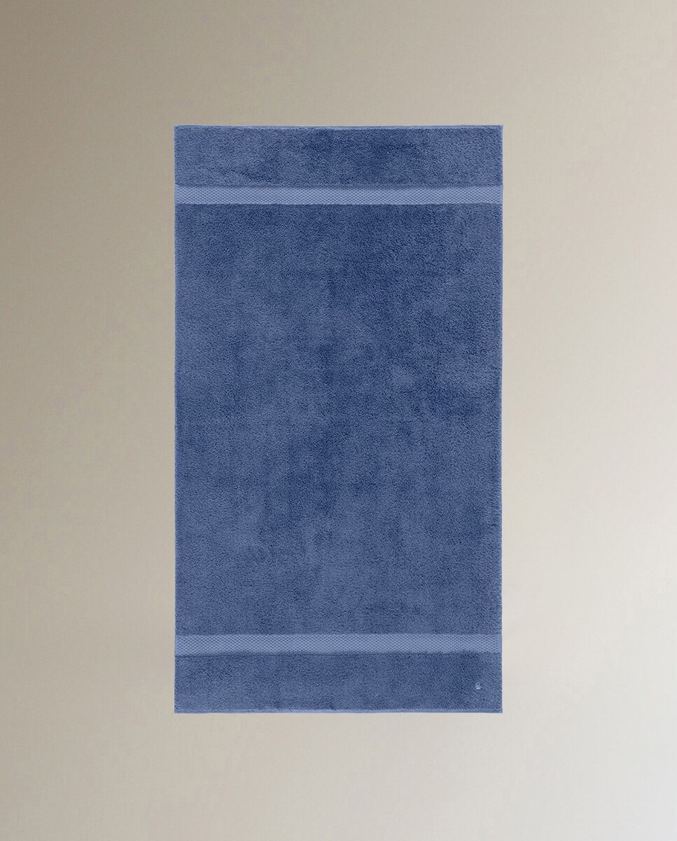 Toalla de baño algodón y modal 700 gr/m² Etoile Yves Delorme - Azul Tocador Azul-4