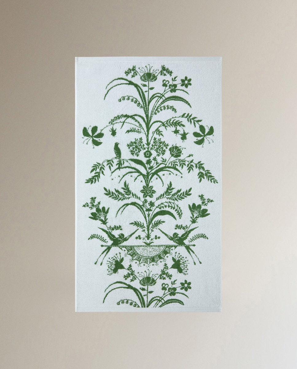 Toalla de baño algodón 470 gr/m² Botanic Yves Delorme - Multicolor Tocador Multicolor-3