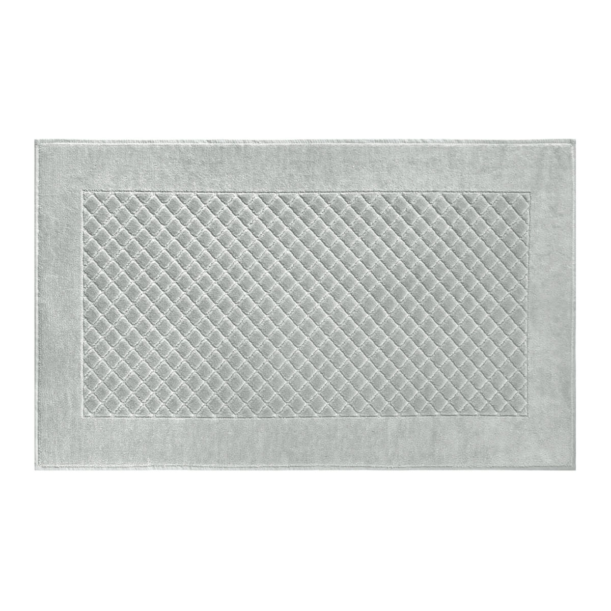 Alfombra de baño algodón Etoile Yves Delorme - Plateado 55 x 90 cm Plateado-1