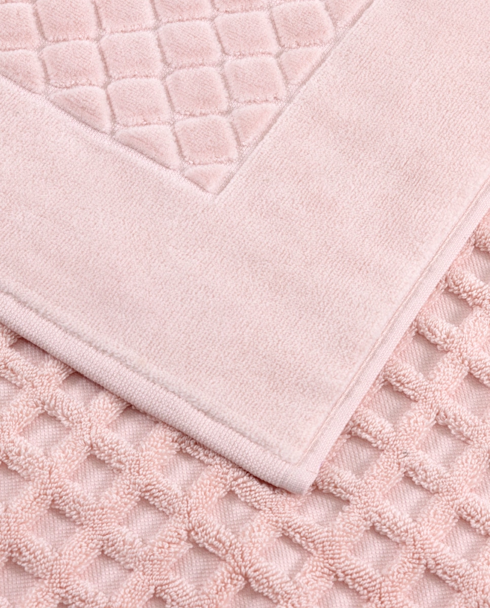 Alfombra de baño algodón Etoile Yves Delorme - Rosa 55 x 90 cm Rosa-2