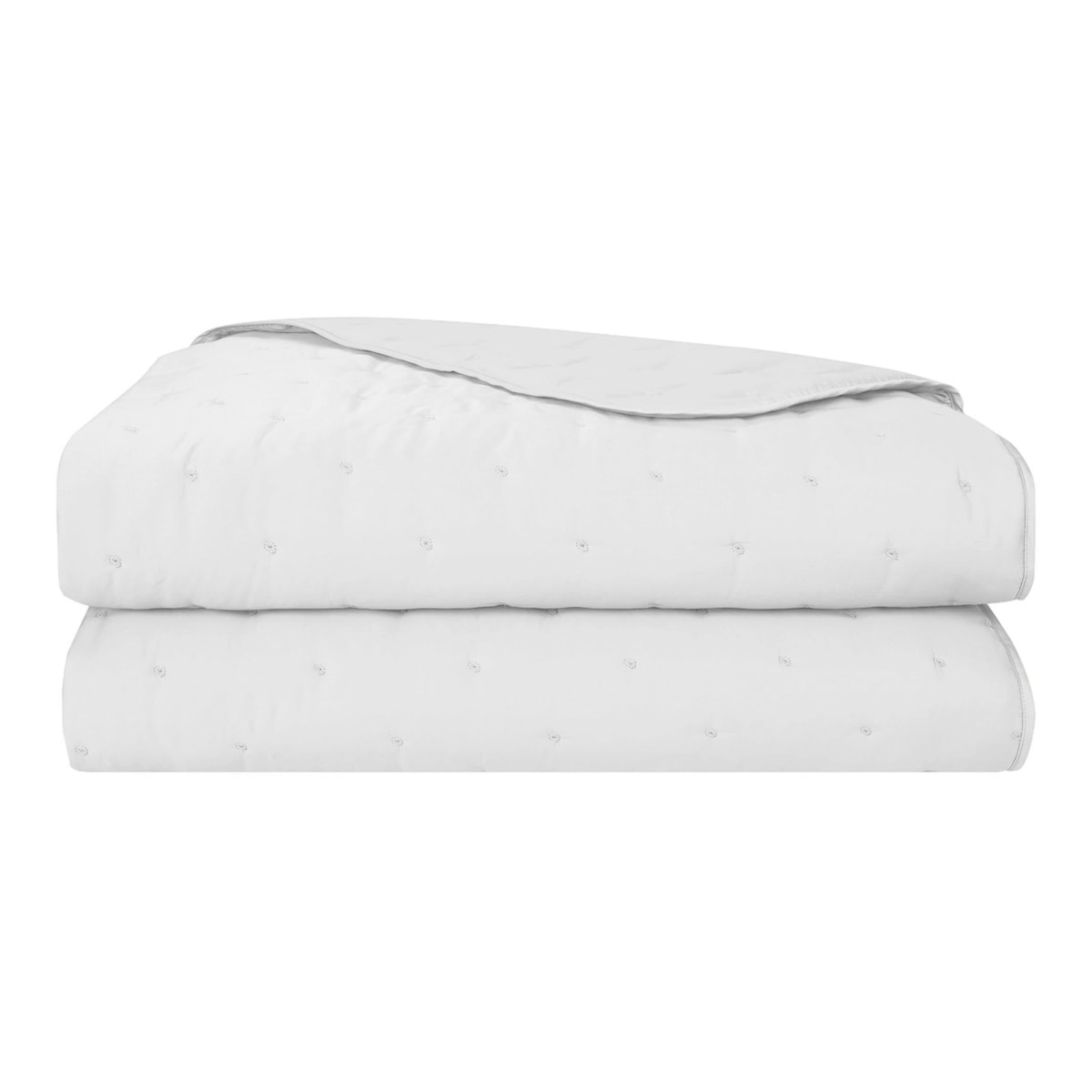 Edredón algodón Triomphe Yves Delorme - Blanco Cama 150 cm Blanco-1