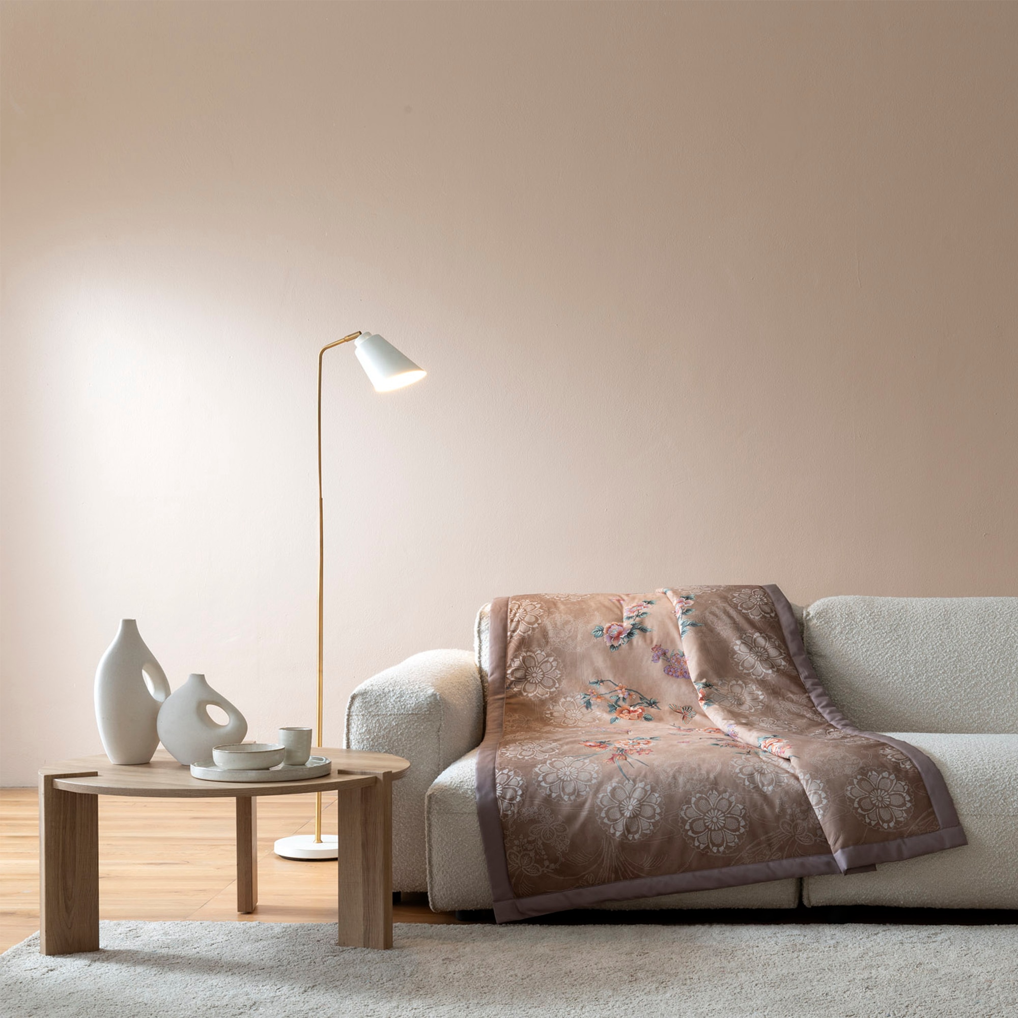 Manta Decorativa Speridi Bege-1