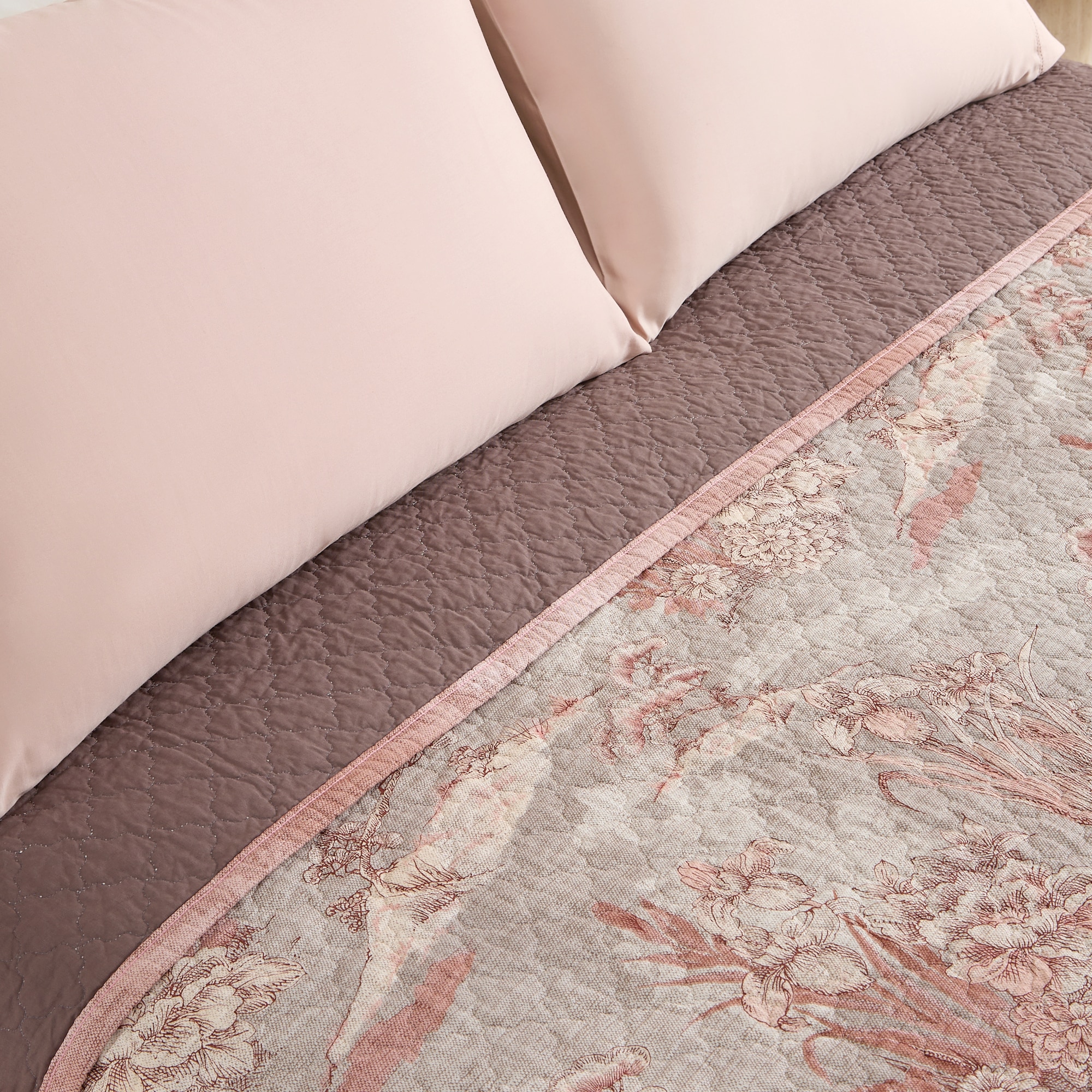 Colcha de Algodão Acquaforte Terracota-2