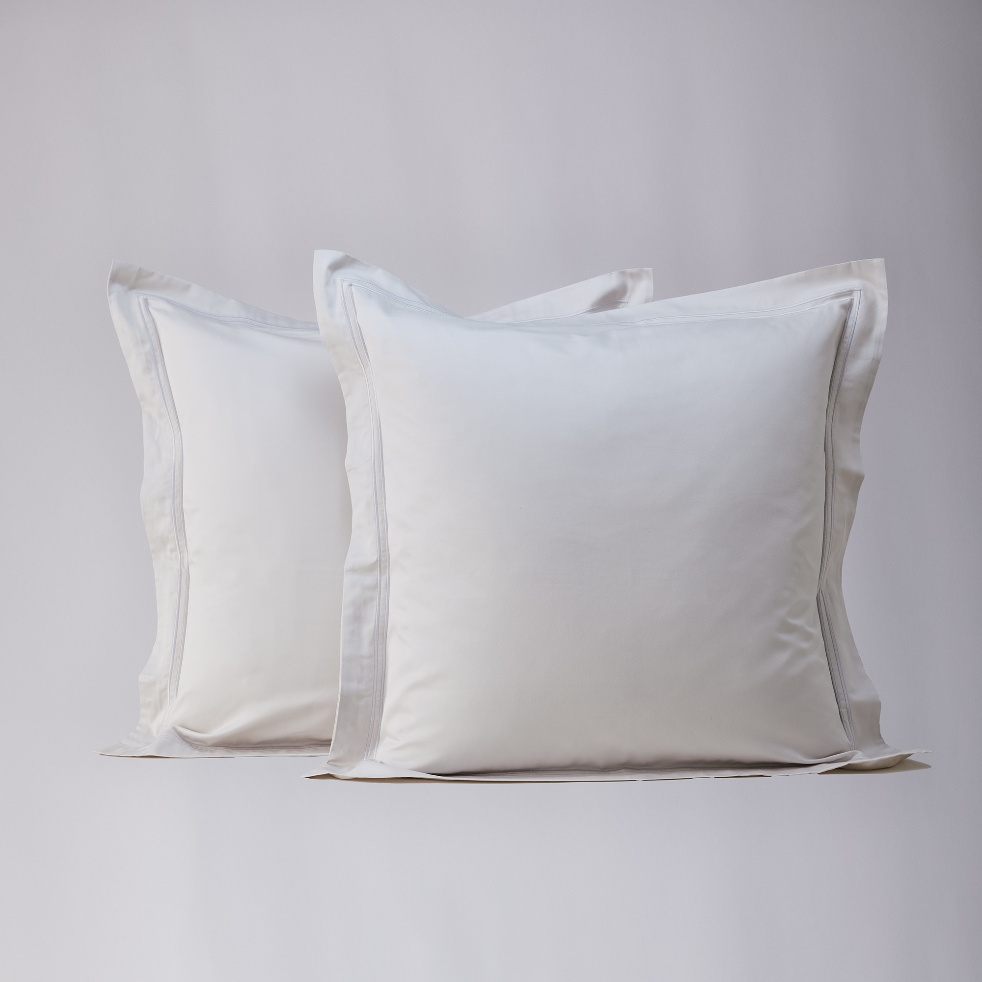 Pack 2 fundas de cuadrante algodón 400 hilos Prince Bassols - Beige 65 x 65 cm Beige-1
