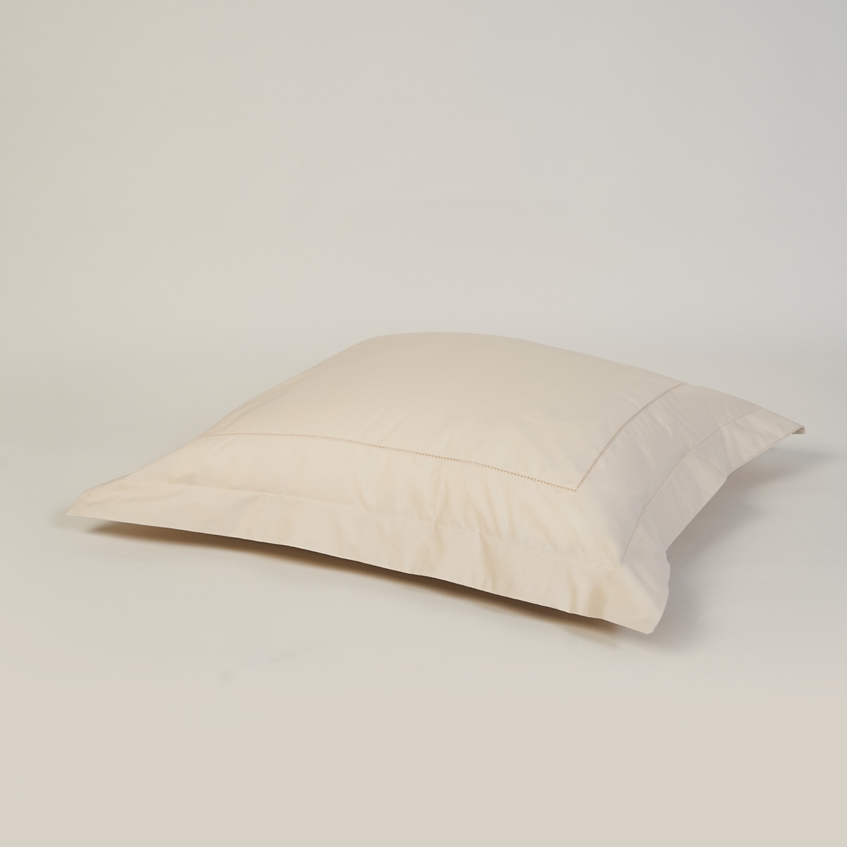 Funda de cuadrante algodón egipcio 200 hilos Tacto Bassols - Beige 55 x 55 cm Beige-1
