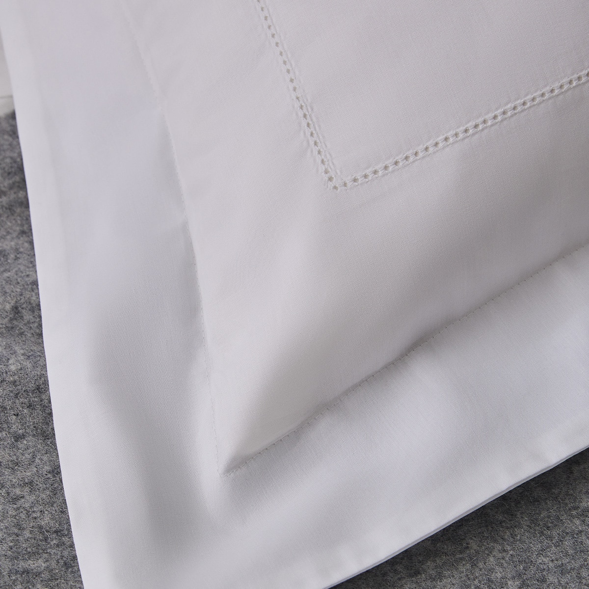 Funda de cuadrante algodón egipcio 200 hilos Tacto Bassols - Blanco 55 x 55 cm Blanco-3